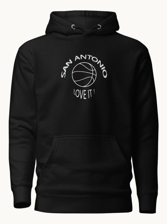 San Antonio Love It! Basketball Hoodie