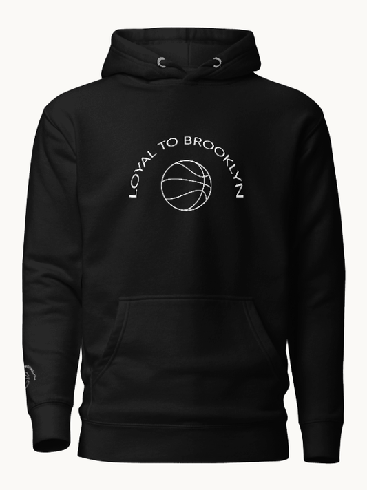 Loyal To Brooklyn Basketball Embroidered Hoodie