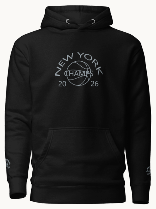 New York 2026 Champs Hoodie – Grey Championship Design - Limited Edition