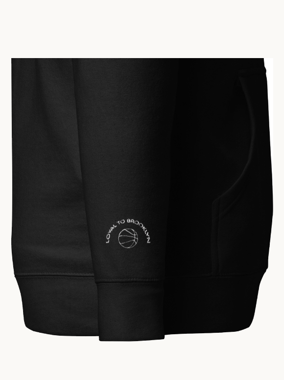 Loyal To Brooklyn Basketball Embroidered Hoodie