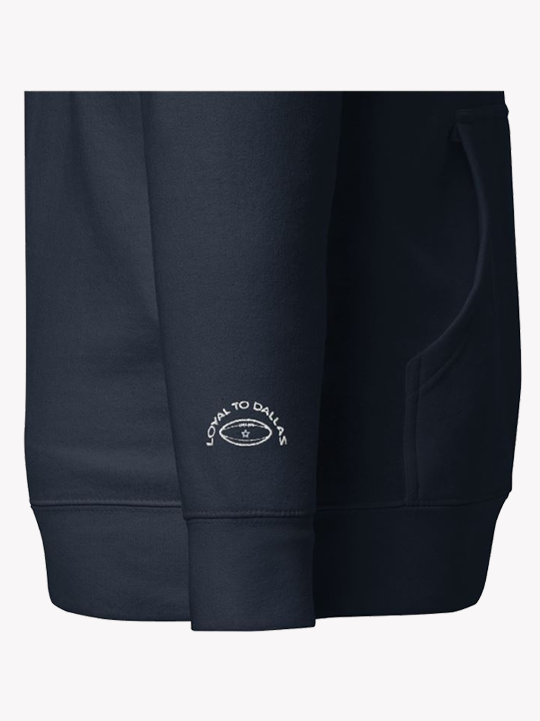 Loyal To Dallas Football Embroidered Hoodie