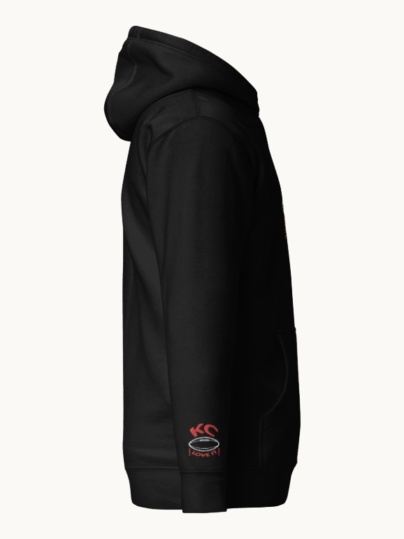 Kansas City Football Love It! Embroidered Hoodie
