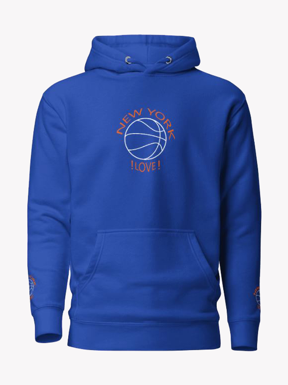 New York !Love! Basketball Hoodie